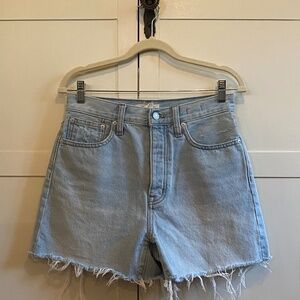 Madewell Momjean Denim Short